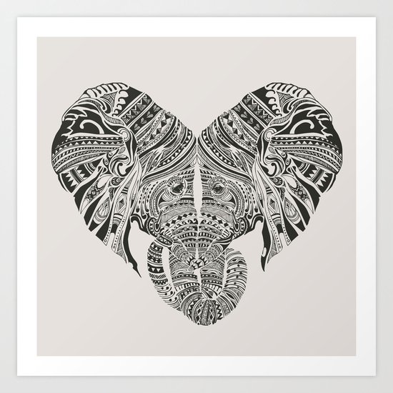 Huge Heart Art Print