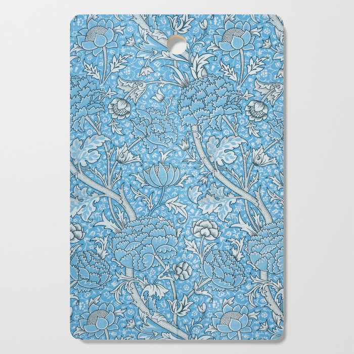 William Morris "Cray" 8. blue Cutting Board