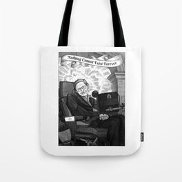 Portrait of Stephen W. Hawking Tote Bag