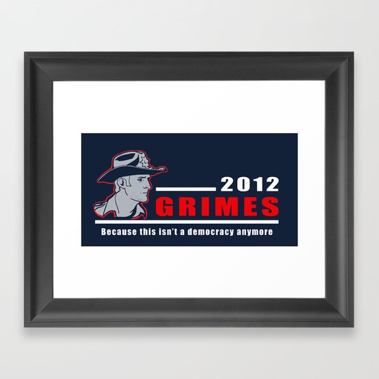 He will keep us safe. Framed Art Print
