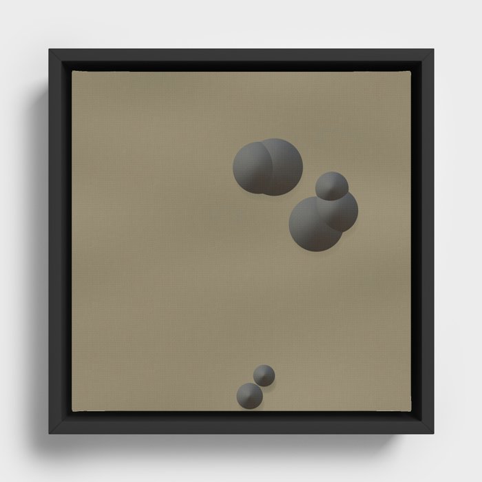 Creme Framed Canvas