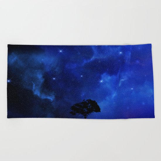 Star dust Beach Towel