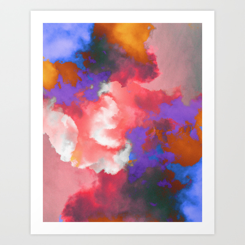 Colorful clouds in the sky II Art Print by dorianlegret | Society6