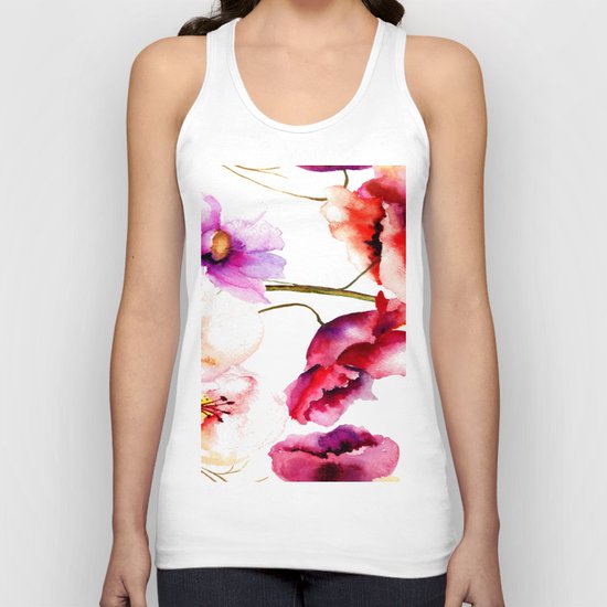 Flowers 02 Unisex Tank Top