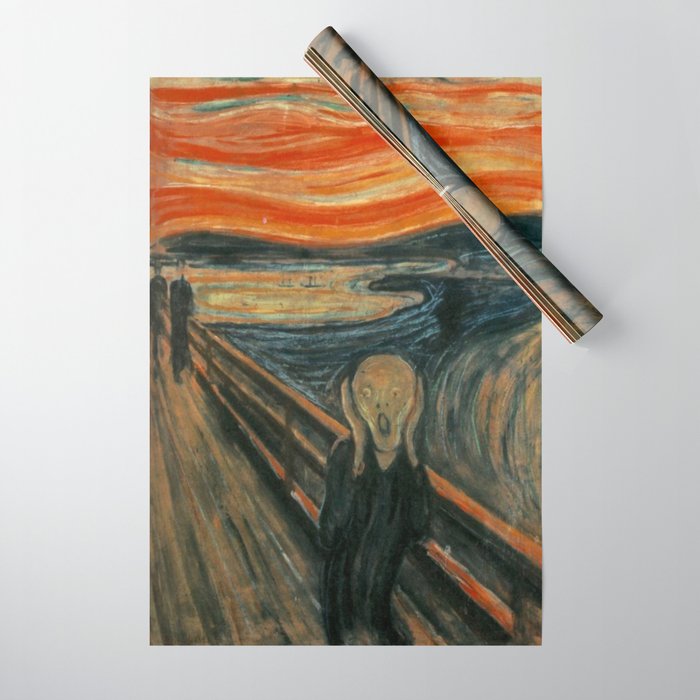 The Scream - Edvard Munch Wrapping Paper