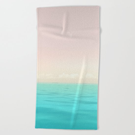 Sunset Sea Beach Towel