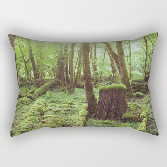 Mossy Forest Rectangular Pillow