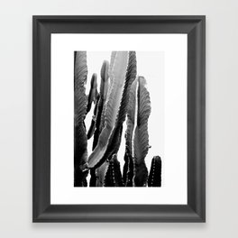 Boho Cactus Framed Art Print