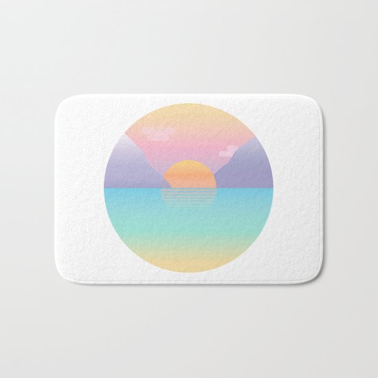 Sunset Bath Mat