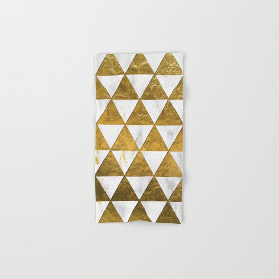 Marble and Gold Pattern #3 Hand & Bath Towel