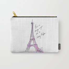 Eiffel Tower: Audrey Hepburn Carry-All Pouch