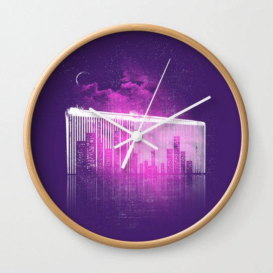 La Ville au Peigne Fin Wall Clock