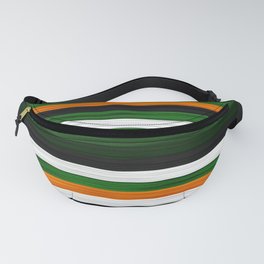Orange and Green Patchwork 2 Fanny Pack
