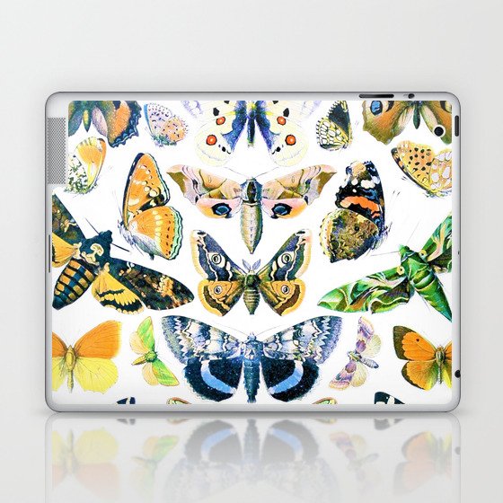 Adolphe Millot "Butterflies" 1. Laptop & iPad Skin