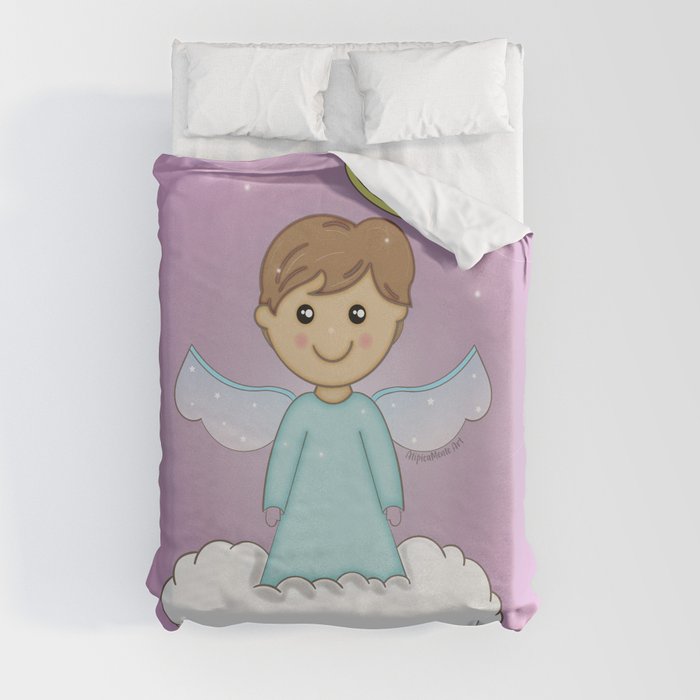 Daniel the Angel Duvet Cover