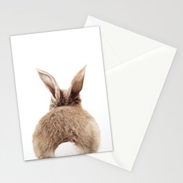 Bunny Back Stationery Card