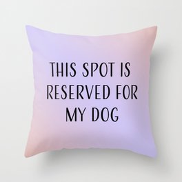 Decorative Pillow for Dog Lover Throw Pillow | Pattern, Dog, Pillow, Digital, Graphicdesign, Typography 