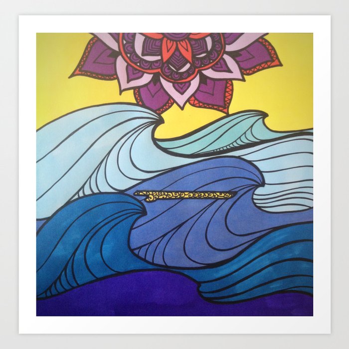 WAVE Art Print