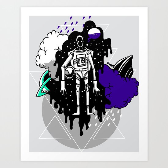 In Search Above Art Print
