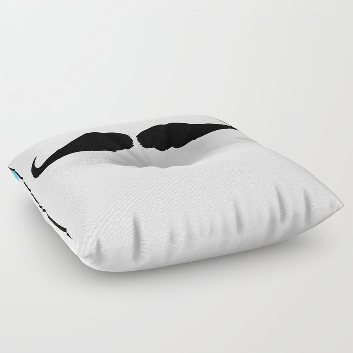 Monocle Mustache Floor Pillow