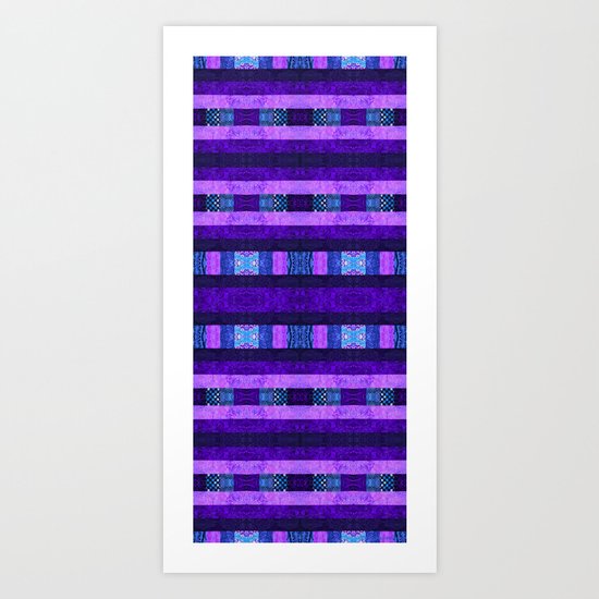 Quilt Top - Deep Purple Art Print
