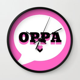 Oppa Wall Clock