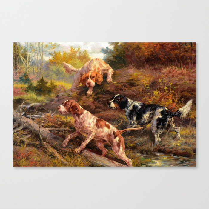 On the Scent by Edmund Henry Osthaus Canvas Print