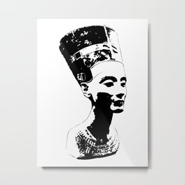 Nefertiti The Queen Metal Print