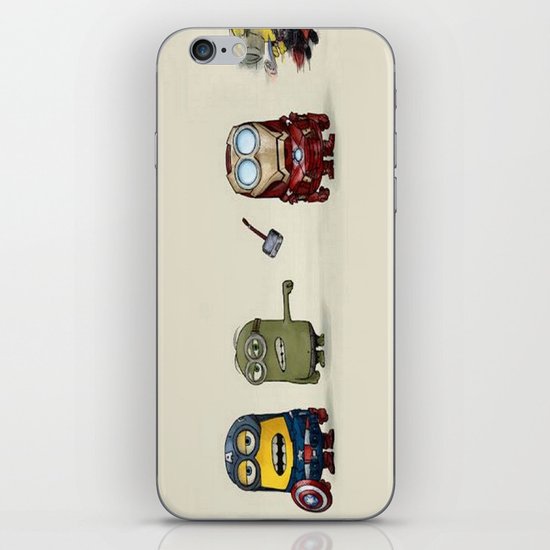 Minion Avengers iPhone & iPod Skin