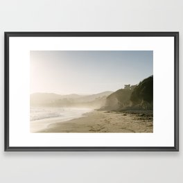 El Capitan Canyon - Santa Barbara Beach  Framed Art Print