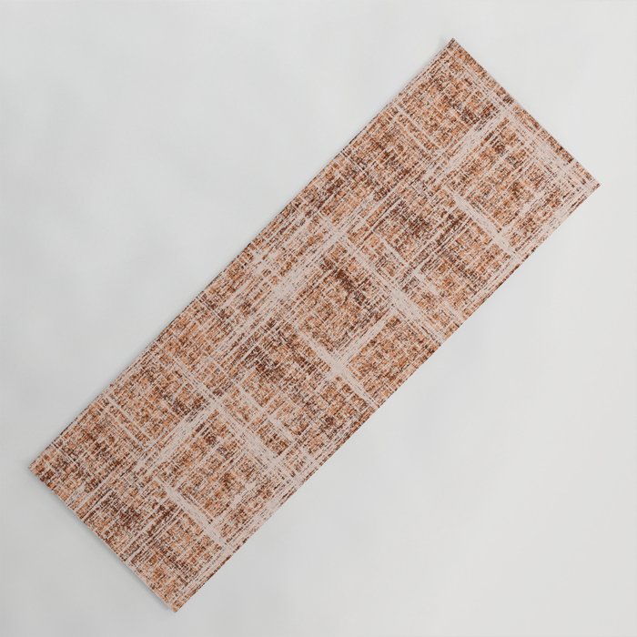 Textured Tweed - Neutral Cream Yoga Mat