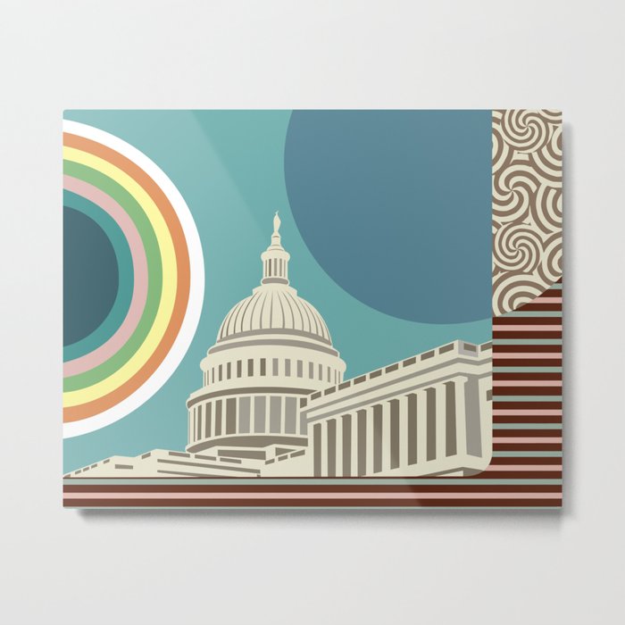 Washington Capitol Building Metal Print