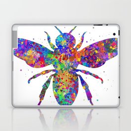 Bee watercolor pop art3900337 Laptop Skin