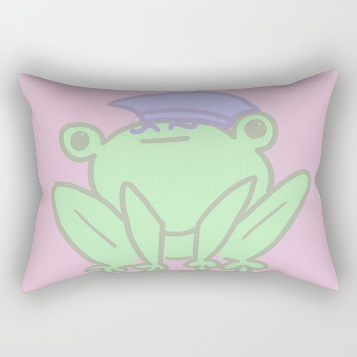 Le Frog Rectangular Pillow