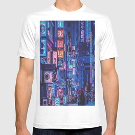 Landscape Art - Cyberpunk City T Shirt