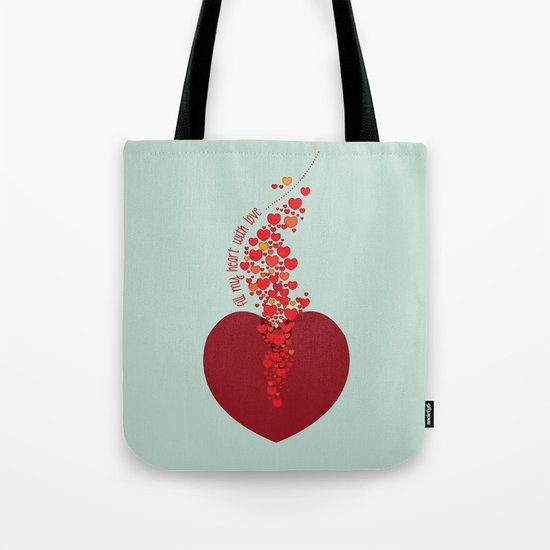 love overflow Tote Bag