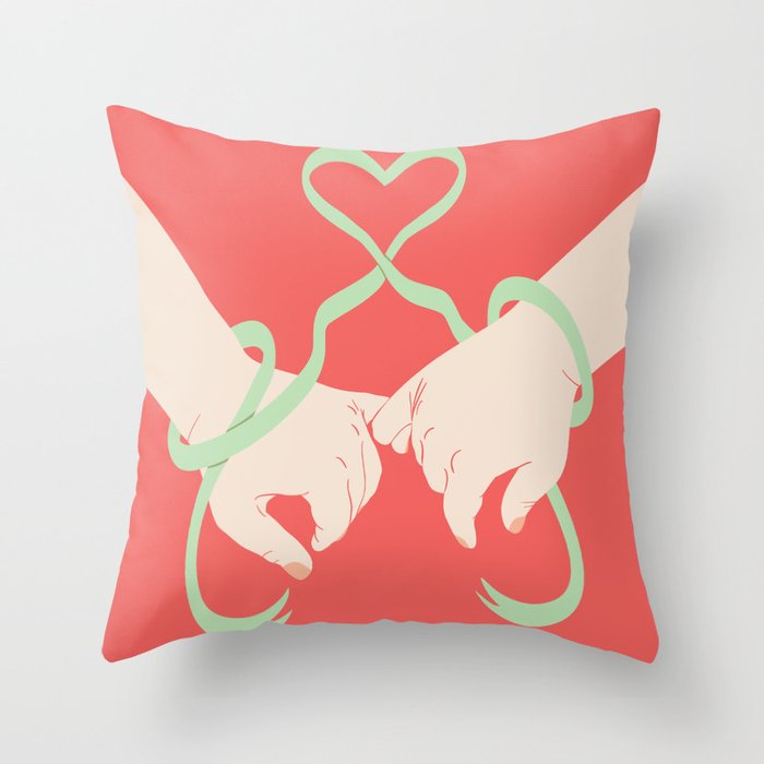 You're mine and I'm yours Throw Pillow