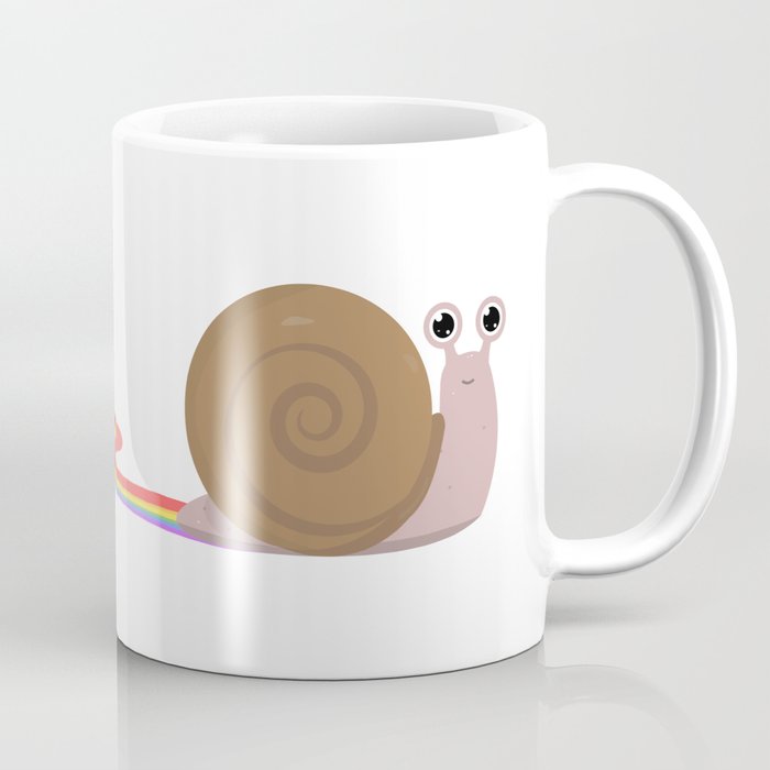 Rainbow Snail Coffee Mug