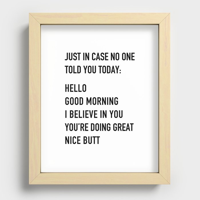 Recessed Framed Print