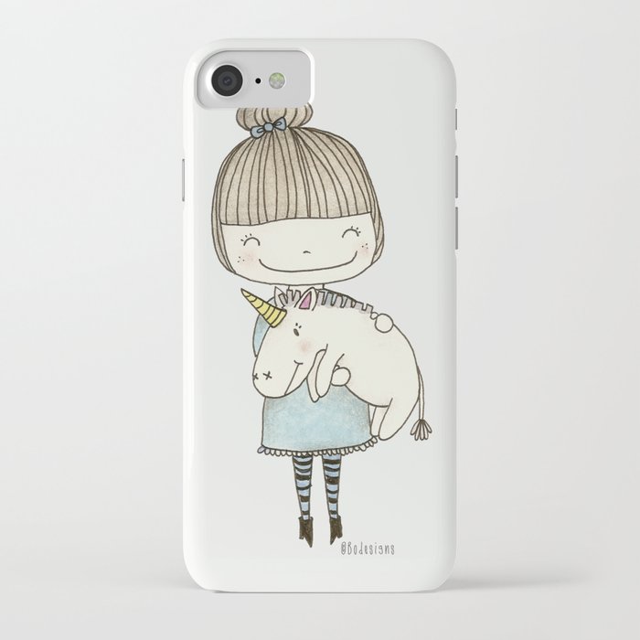 unicorn girl iPhone Case