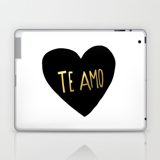 Te Amo Laptop & iPad Skin