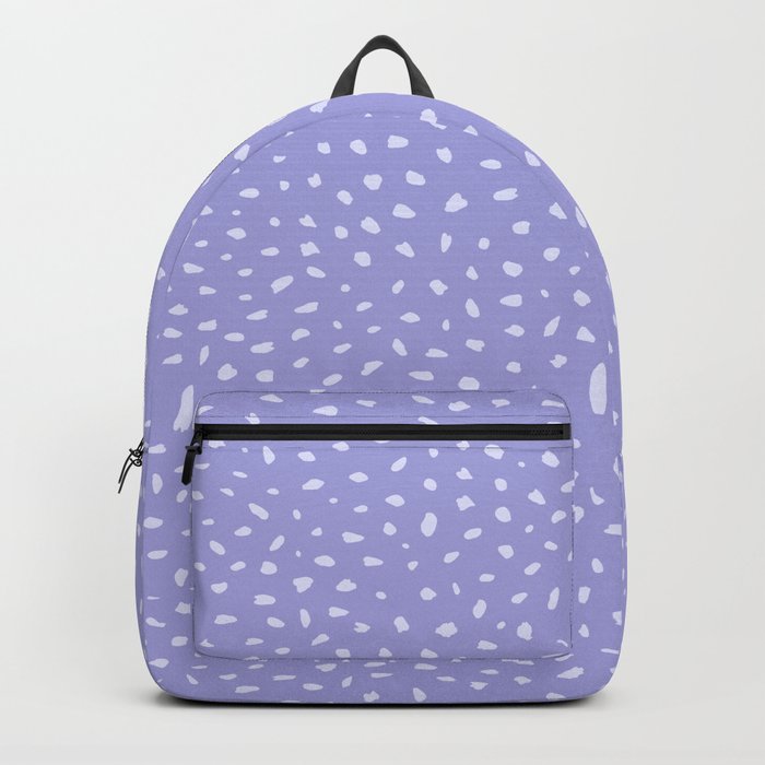 Lilac Polka Dots Backpack