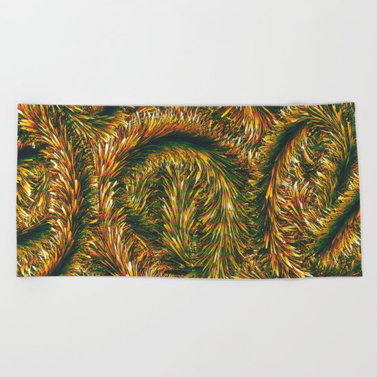 Tropical Fur Vacation Beach Towel
