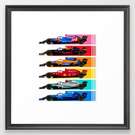 2022 Formula 1 Liveries Framed Art Print