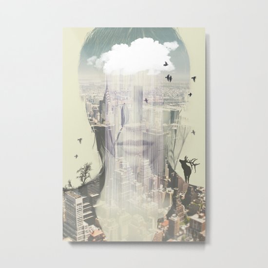 Wild New York Metal Print