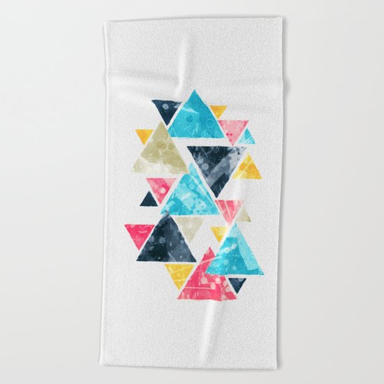 Triscape Beach Towel
