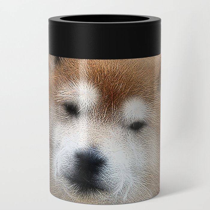 Spiked Shiba Inu Dog Can Cooler