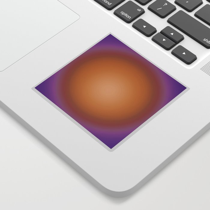 Orb Gradient // Burnt Orange Sticker