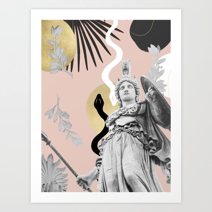 Athena Pallas Finesse #2 #wall #art #society6 Art Print