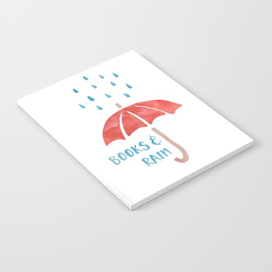 Books and Rain Notebook